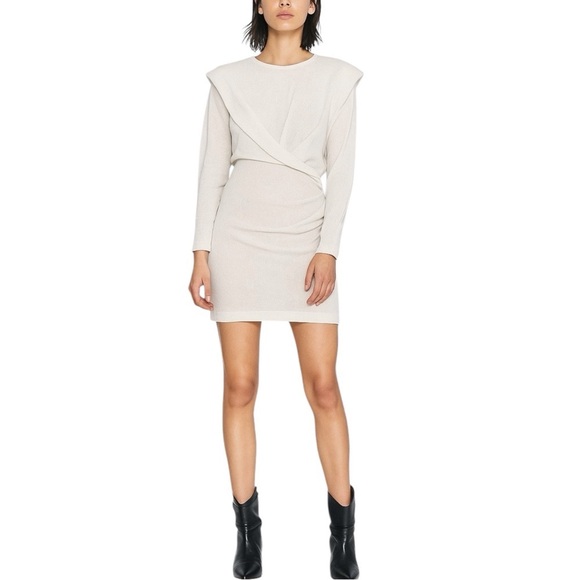 IRO EUC Beckett Dress in White Size S - Picture 4 of 7